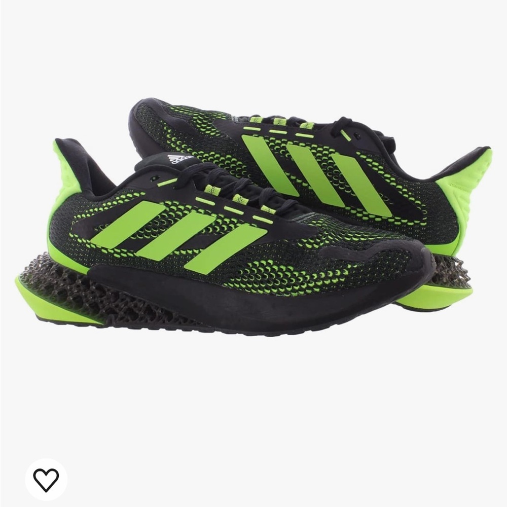 Adidas 4DFWD Pulse Shoes in neon green and black Size 7 men 8.5 women